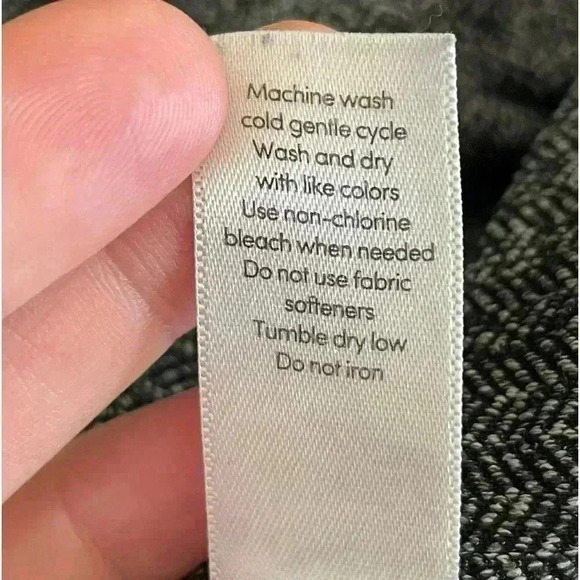 ATHLETA Women's XL Herringbone Mercer Tight Black Grey Phone Pockets Athletic - Picture 13 of 13